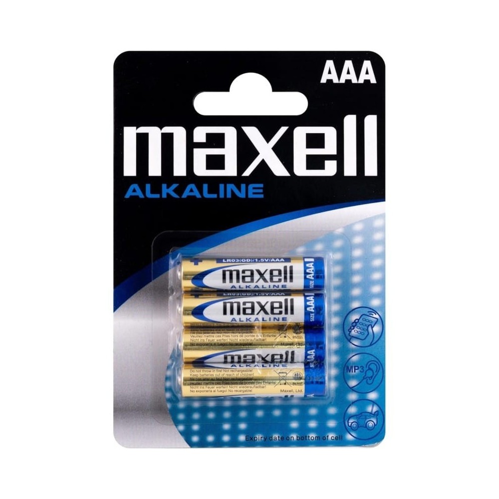Pilha Alcalina LR3-1.5V-Aaa Cx C/4 Maxell | ByteNova