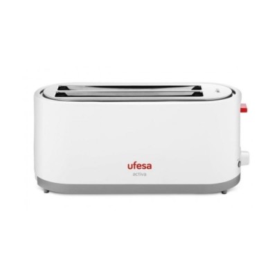 Torradeira Elétrica Cinza e Vermelha 1400W UFESA | ByteNova