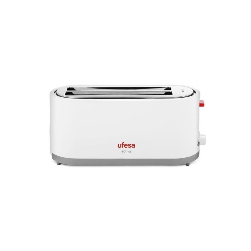 Torradeira Elétrica Cinza e Vermelha 1400W UFESA | ByteNova