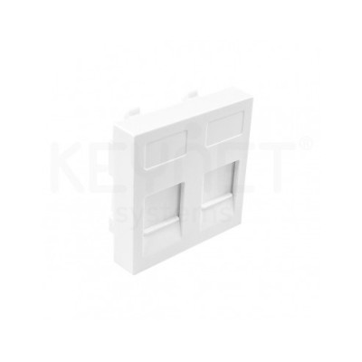Módulos Tomada Dupla para RJ45 45×45 | ByteNova