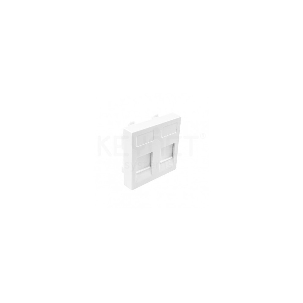 Módulos Tomada Dupla para RJ45 45×45 | ByteNova