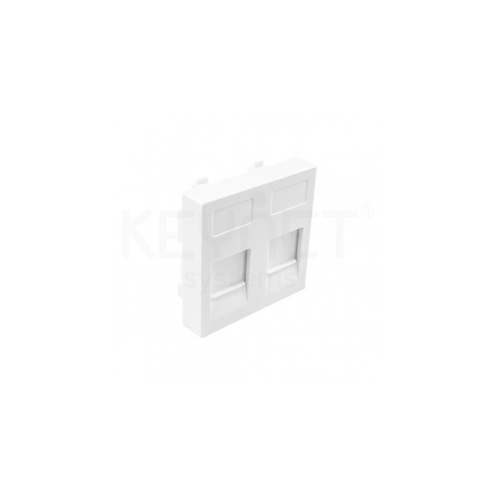 Módulos Tomada Dupla para RJ45 45×45 | ByteNova