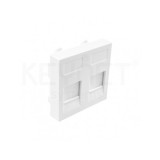 Módulos Tomada Dupla para RJ45 45×45 | ByteNova