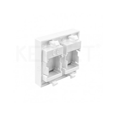 Módulos Tomada Dupla para RJ45 45×45 | ByteNova