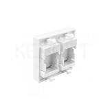Módulos Tomada Dupla para RJ45 45×45 | ByteNova
