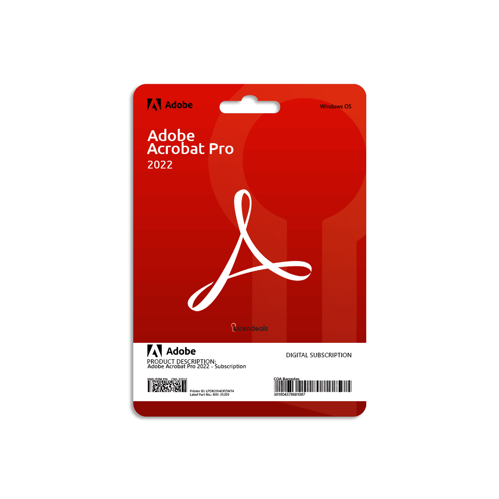 Adobe Acrobat Pro 2022 Licença Digital – Anual | ByteNova