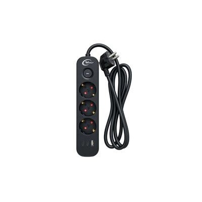 Bloco Tom. Wintech 3WAY 1.5MT 1-USB/2-USB-C C/protecção | ByteNova