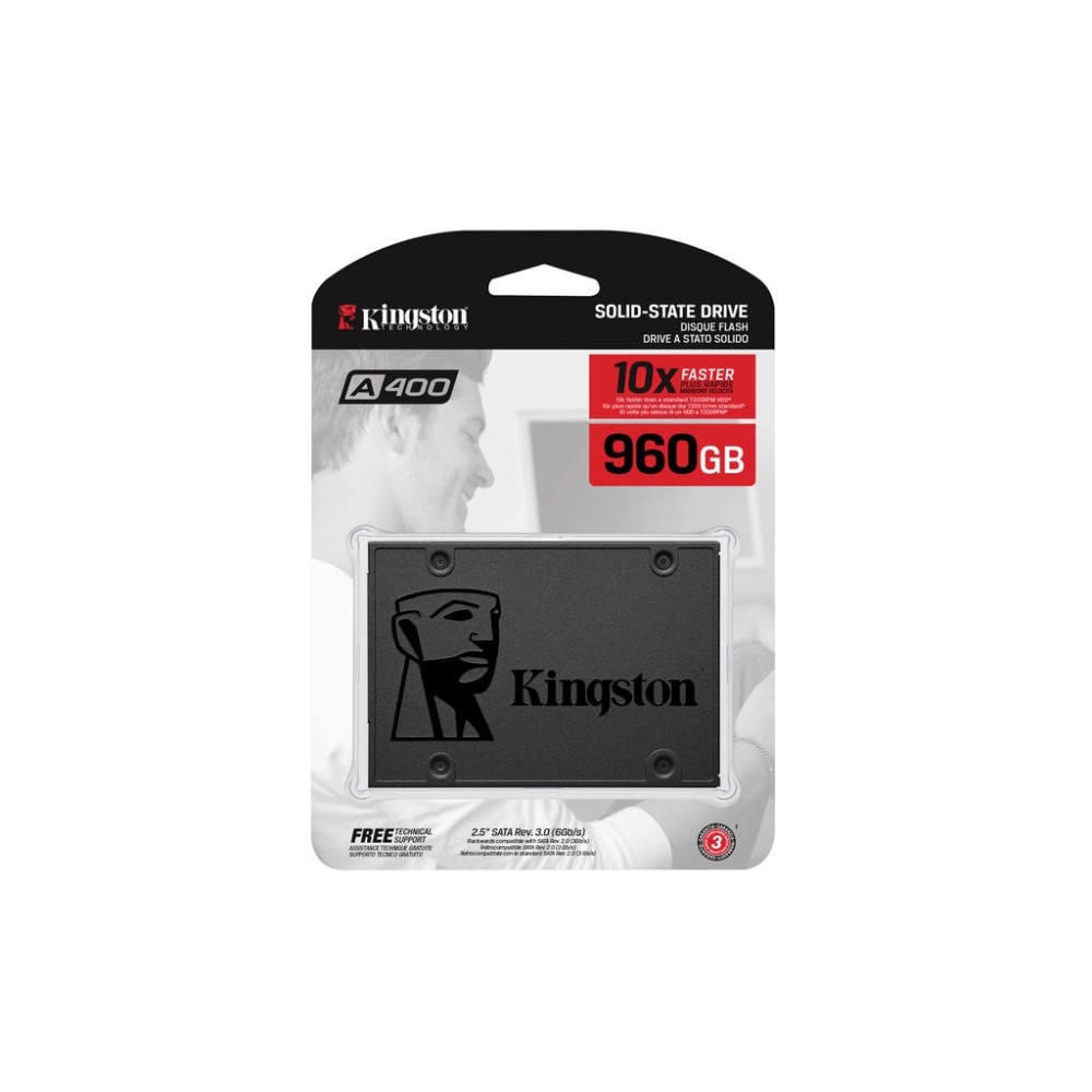 Hd Int 2.5″ 960 Gb SSD Kignston A400 Sataiii (7MM Height) | ByteNova