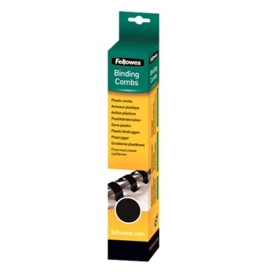 Fe Argolas Plastic A4 14MM/25 Preta | ByteNova
