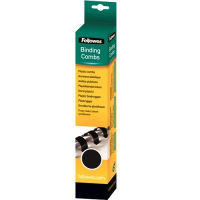 Fe Argolas Plastic A4 6MM/25 Preta | ByteNova