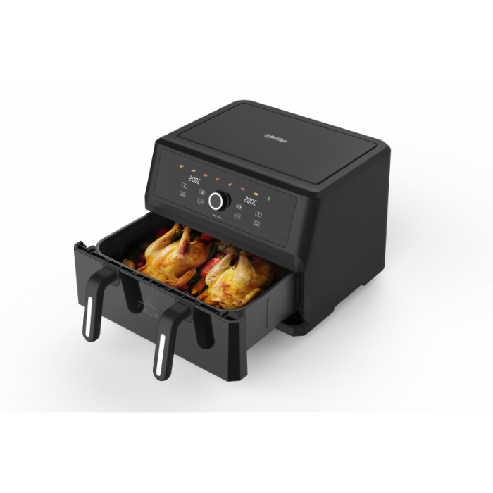 Pd Fritadeira sem Óleo Berklays Air Fryer 11L Preto 2 | ByteNova
