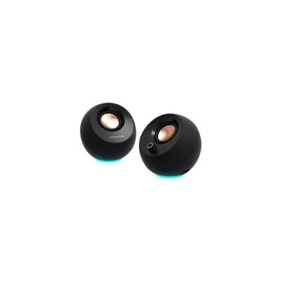 Coluna Creative 2.0 Pebble Pro BT/USB/3.5MM Rgb Preto | ByteNova