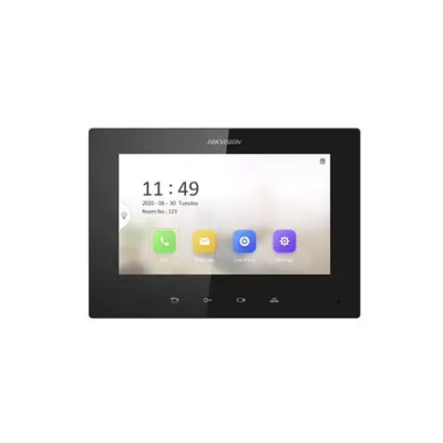 Monitor Video Porteiro 7″ touch IP indoor station Preto | ByteNova