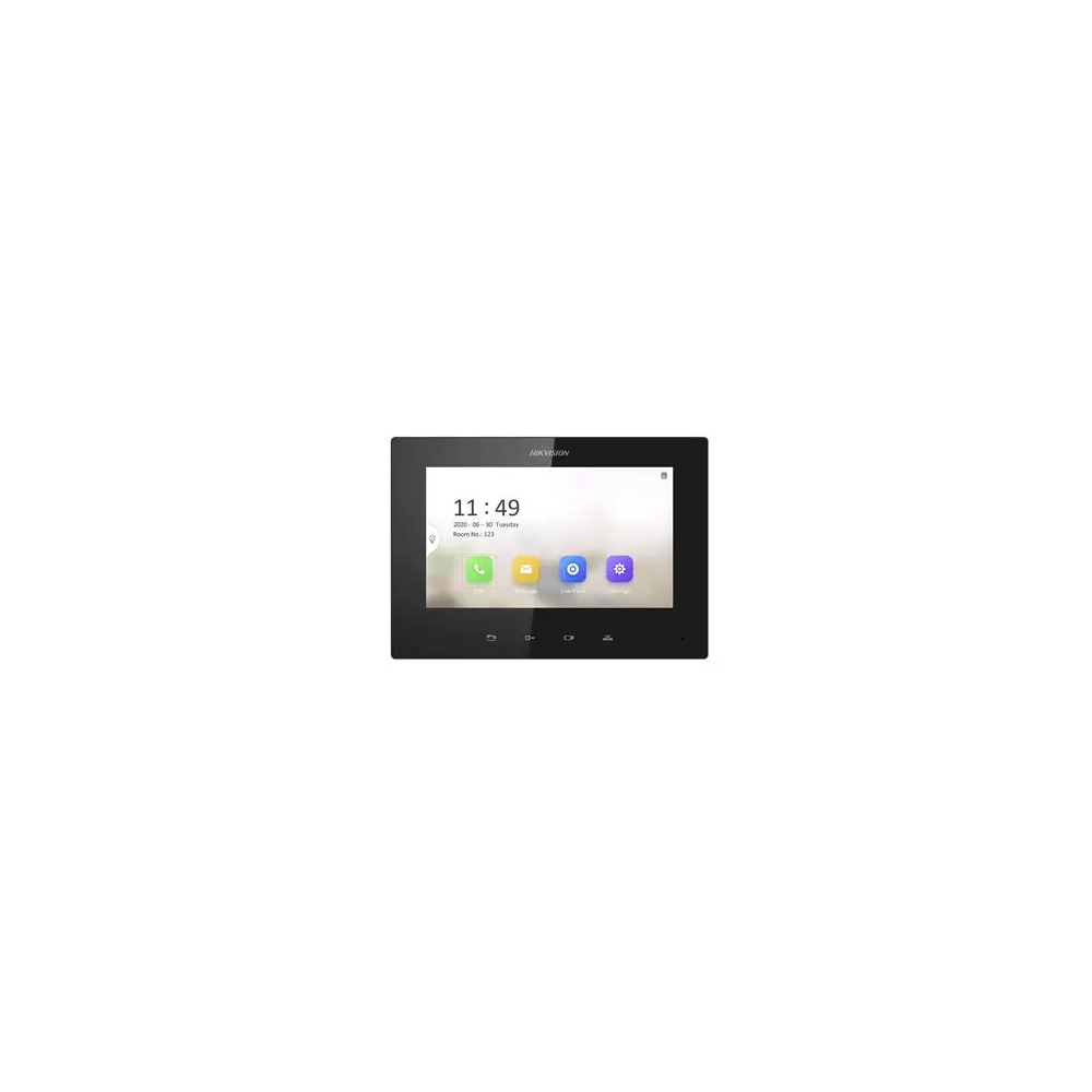 Monitor Video Porteiro 7″ touch IP indoor station Preto | ByteNova