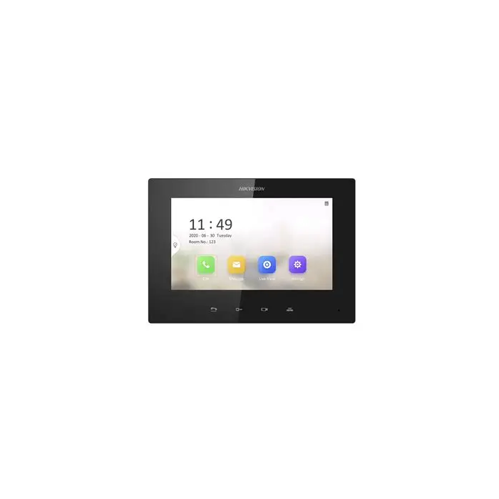 Monitor Video Porteiro 7″ touch IP indoor station Preto | ByteNova