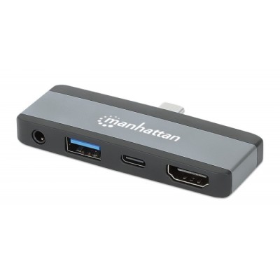 Dock. USB-C (4-In-1) Hdmi,usb-A,usb-C (100W),3.5MM | ByteNova