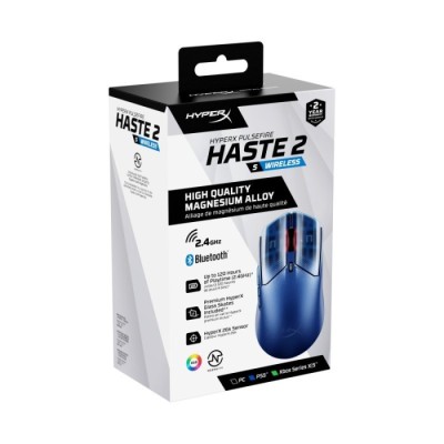 Mouse Hyperx Pulsefire Gaming Haste 2 S Wireless Navy | ByteNova