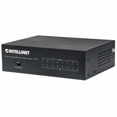 SWITCH 8 Intellinet 10/100 Gigabit Ethernet PoE+Switch | ByteNova