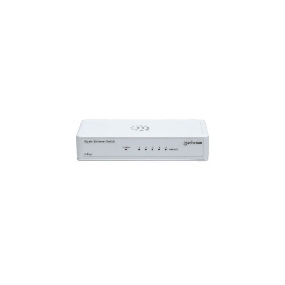 Switch 5 Manhat Giga Ieee 802.3az Plastico | ByteNova