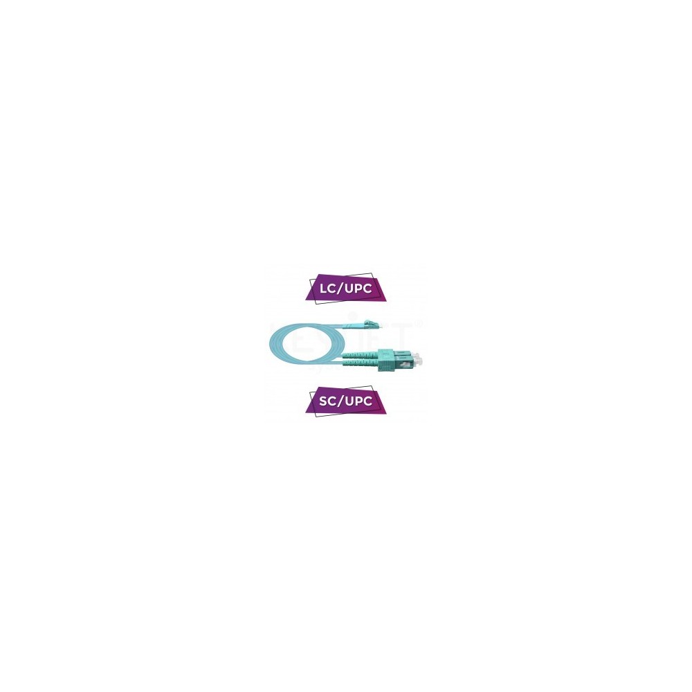 Patch Cord DX LC/PC-SC/PC MM 50/125 0M3-300 1,9mm LSZH-FR | ByteNova