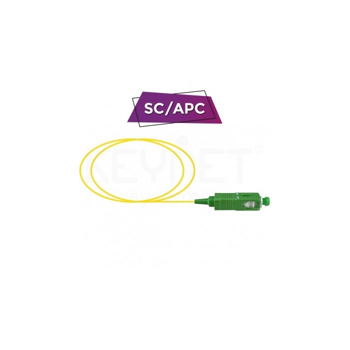 Pigtail SC/APC semi-tight SM 9/125 SM LSZH-FR 0,9mm | ByteNova