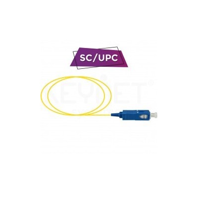 Pigtail SC/UPC semi-tight SM 9/125 LSZH-FR 0,9mm Amarillo | ByteNova