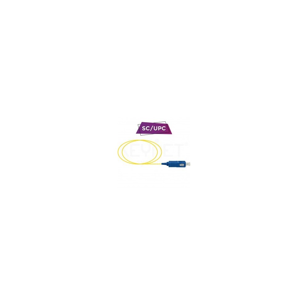 Pigtail SC/UPC semi-tight SM 9/125 LSZH-FR 0,9mm Amarillo | ByteNova