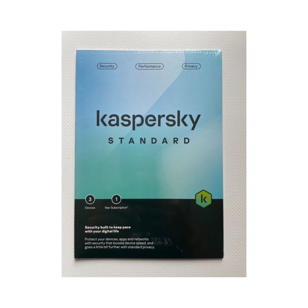 Sw Antivirus Kaspersky Standard 3 Pcs | ByteNova