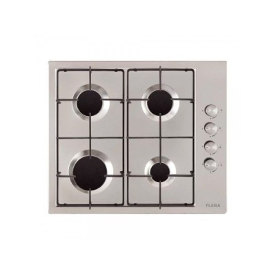 Gd B-In Placa a Gás Encastre Flama 60 Inox Lat 9005FL | ByteNova
