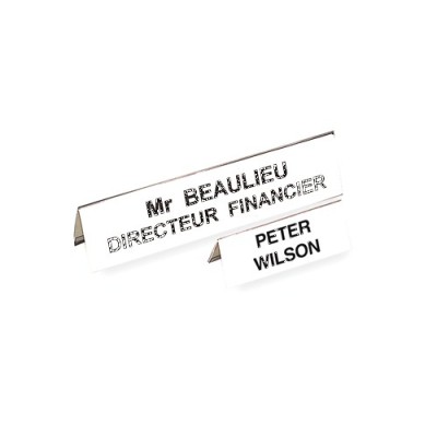 Fe Suporte de Nome 45X120MM /50 | ByteNova