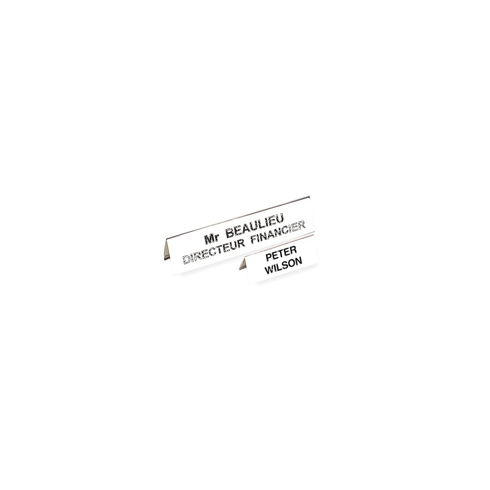 Fe Suporte de Nome 45X120MM /50 | ByteNova