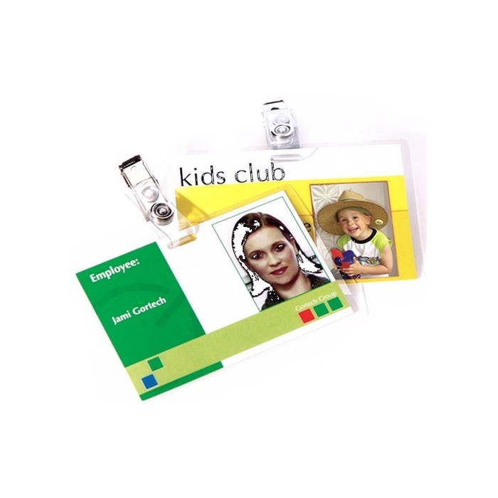 Fe Protect Card Holder 90X60MM + CLIP/50 | ByteNova
