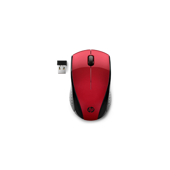 Mouse HP Wi-Fi 220 Vermelho | ByteNova