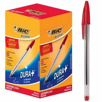 .me Esf. Bic Cristal Media Vermelha 1/50 | ByteNova