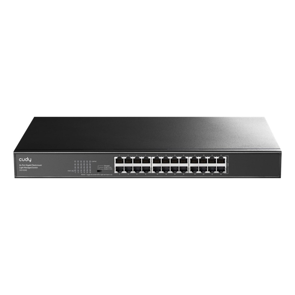 Switch 24-Portas Gigabit Light Managed Rack GS1024E Cudy | ByteNova