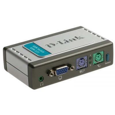 2-port PS/2 KVM Switch with Audio Support | ByteNova