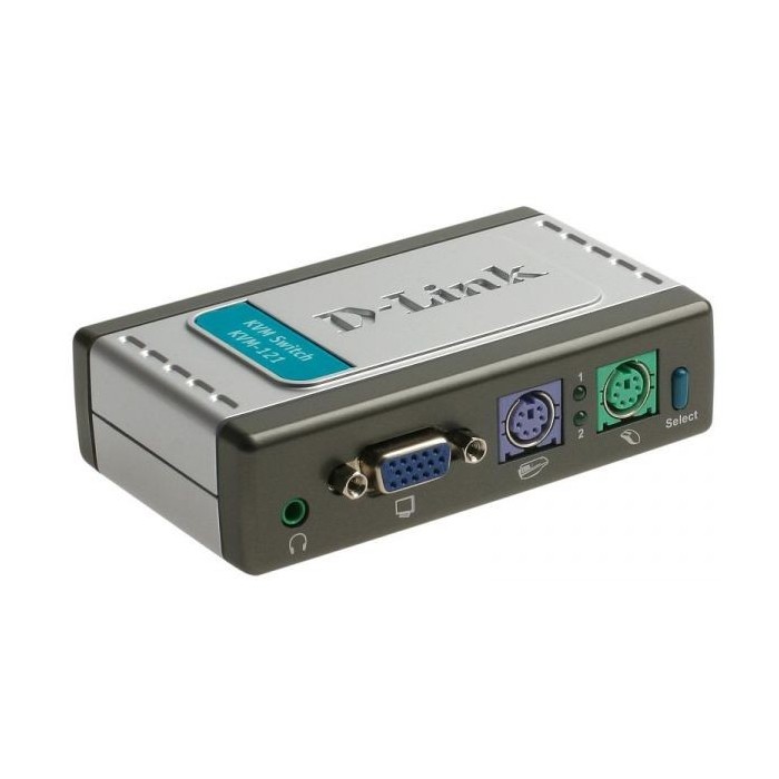 2-port PS/2 KVM Switch with Audio Support | ByteNova
