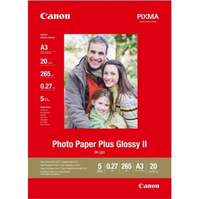 Papel Fotográfico Brilhante Canon PP-201 A3 – 20 Folhas | ByteNova