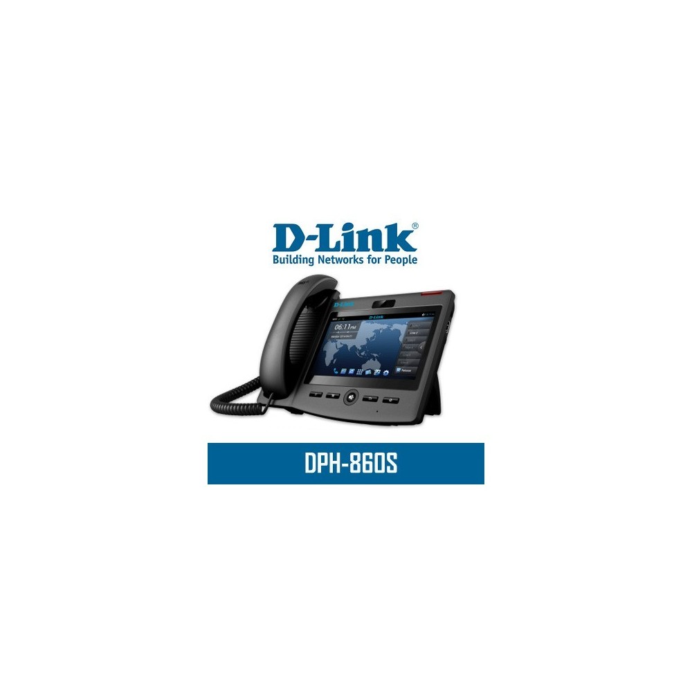 Telefone D-Link IP c/ 7″ LCD Touch Screen F4 | ByteNova