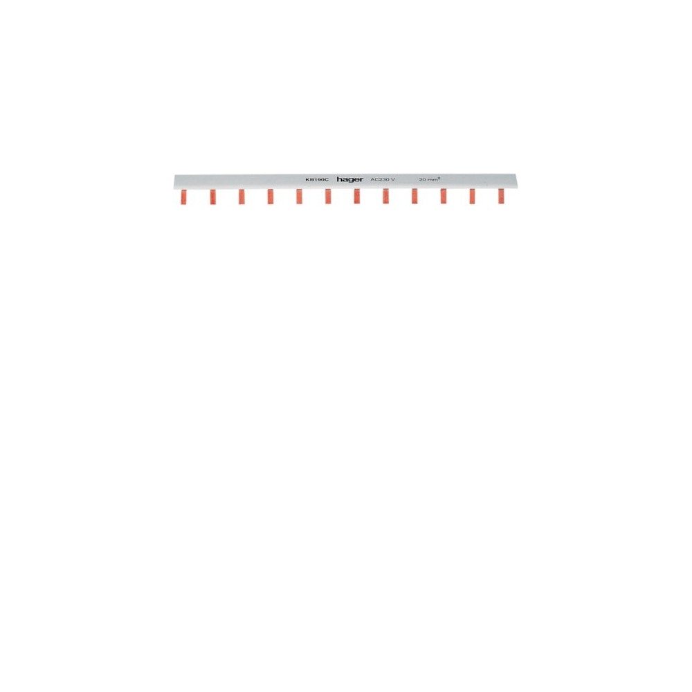 Pente de Ligacao Hager 1P 100A (pont.) 20MM2 24M | ByteNova