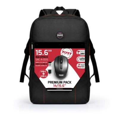 Mochila Port Designs Premium 15.6″ Backpack + Rato | ByteNova