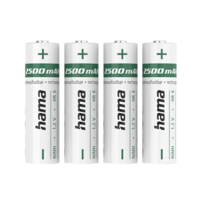 Pilha Recarregável AA/HR6 Nimh 2500mAh ( 14) Hama | ByteNova
