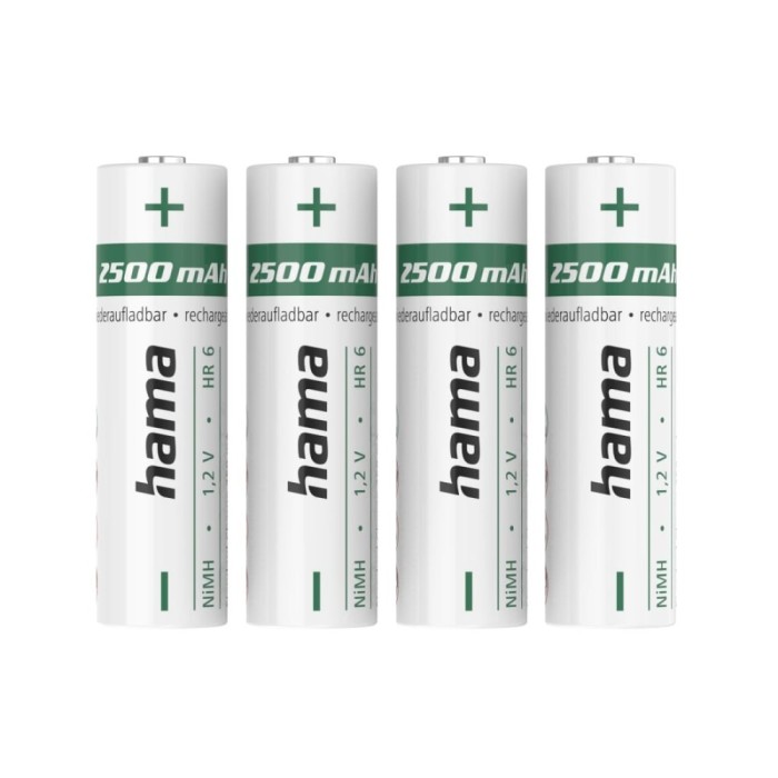 Pilha Recarregável AA/HR6 Nimh 2500mAh ( 14) Hama | ByteNova