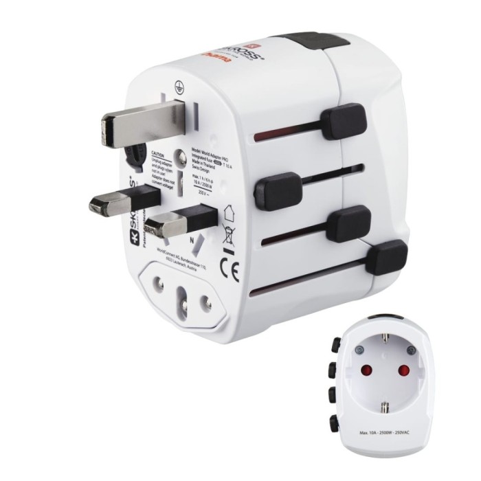Adaptador de Viagem ‘world Travel’ 3 Pinos Hama | ByteNova