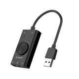 Placa de Som Externa para Desktop/Portátil Áudio Estéreo | ByteNova