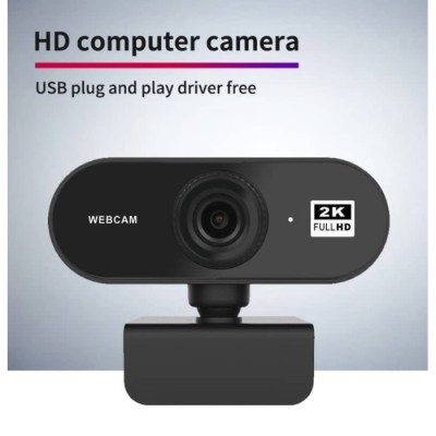 Web Cam Auto Focus 2K c/ Microfone Integrado Alta | ByteNova