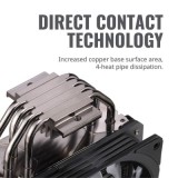 Cooler CPU Cooler Master Hyper 212 RGB Black Edition | ByteNova