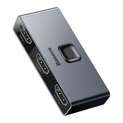 Switch HDMI 4K 1-em-2 ou 2-em-1 c/ Display Digital | ByteNova