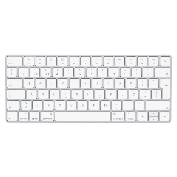 Teclado Apple Apple Magic Keyboard Bluetooth Prateado (PT) | ByteNova