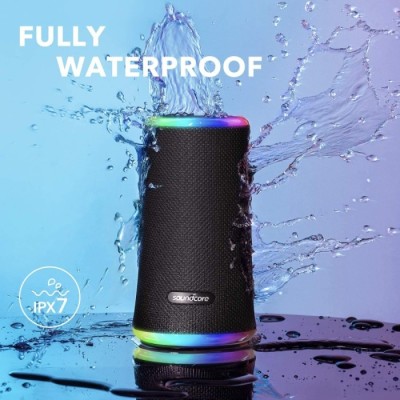 Coluna Bluetooth Anker Soundcore Flare II 360º Preta | ByteNova
